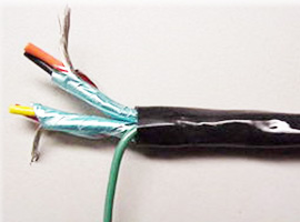 Industrial motor control cable